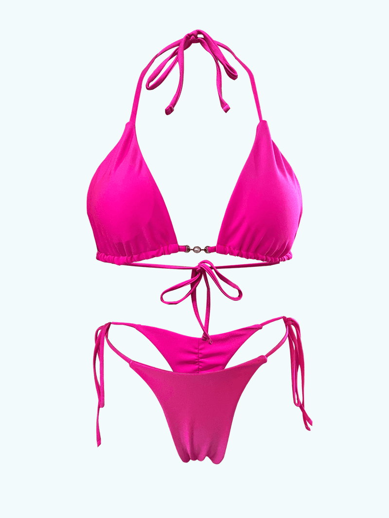 Bikini sexy rojo rosa