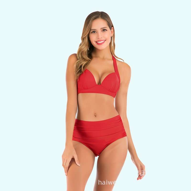 Traje de baño dividido personalizado al por mayor