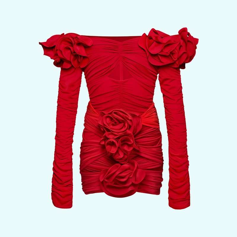 Flor tridimensional hueca