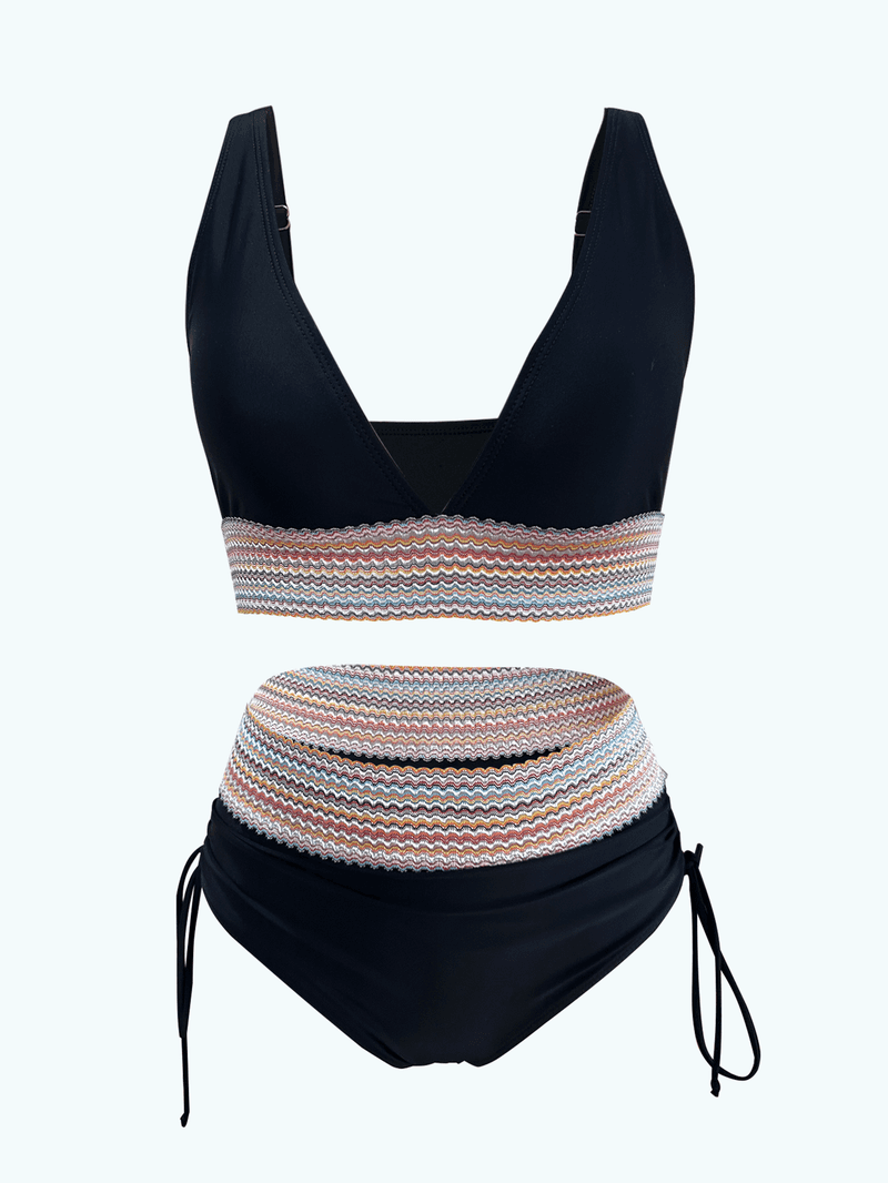 Traje de baño europeo y americano Ribbon Beach