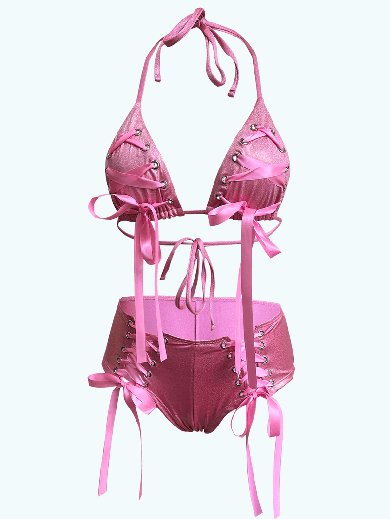 Traje de bikini de cinta