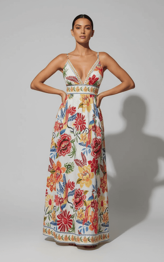 Vestido de playa sin mangas estilo camiseta tie-dye en tonos tierra con bolsillos laterales y silueta A